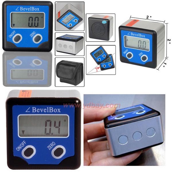 Hete Verkoop Digitale Gradenboog Inclinometer Niveau Goniometer Meet Schuine Hoe